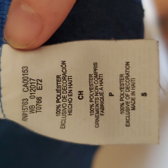 Champion Mens Blue short sleeve crew neck shirt - Picture 5 of 7